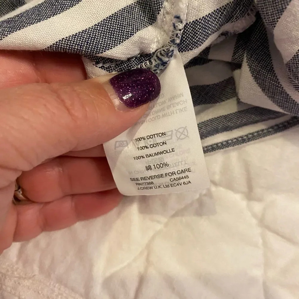 Madewell Popover Striped Dolman Sleeve Blo… - Picture 8 of 8